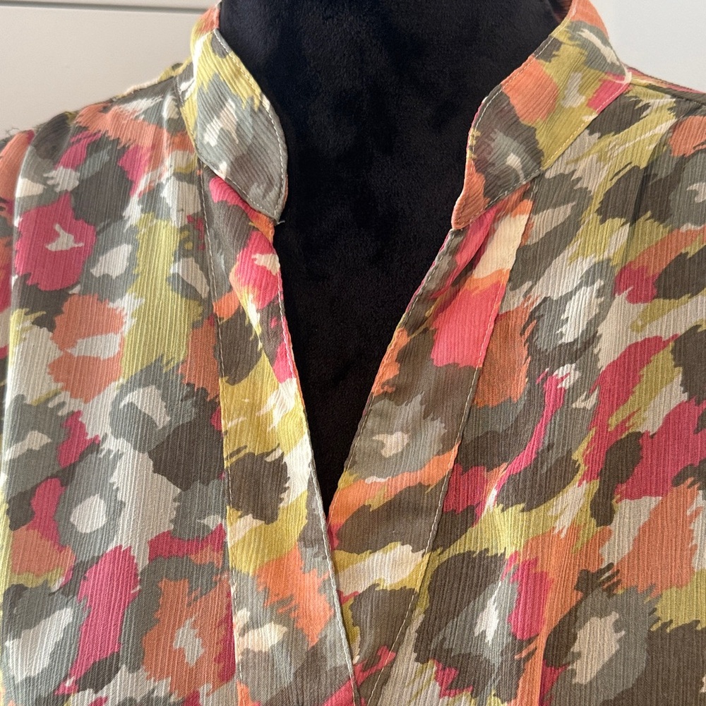 Ruby Rd. Multicolor Abstract Blouse - image 6